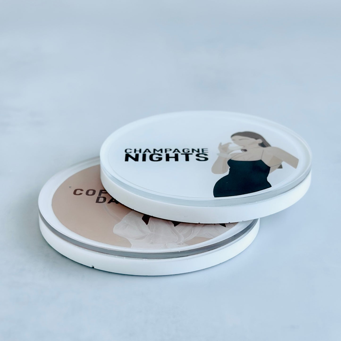 Days & Nights | Set of 2 Coasters